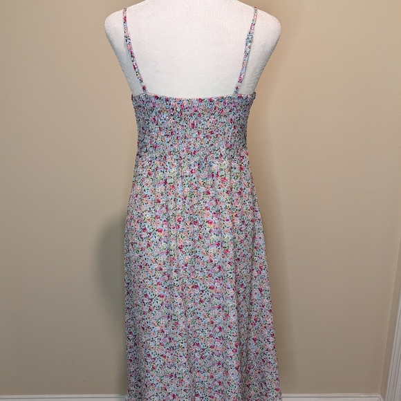 Almost Famous Multicolor Floral Maxi Dress With Spaghetti Straps - Picture 12 of 16